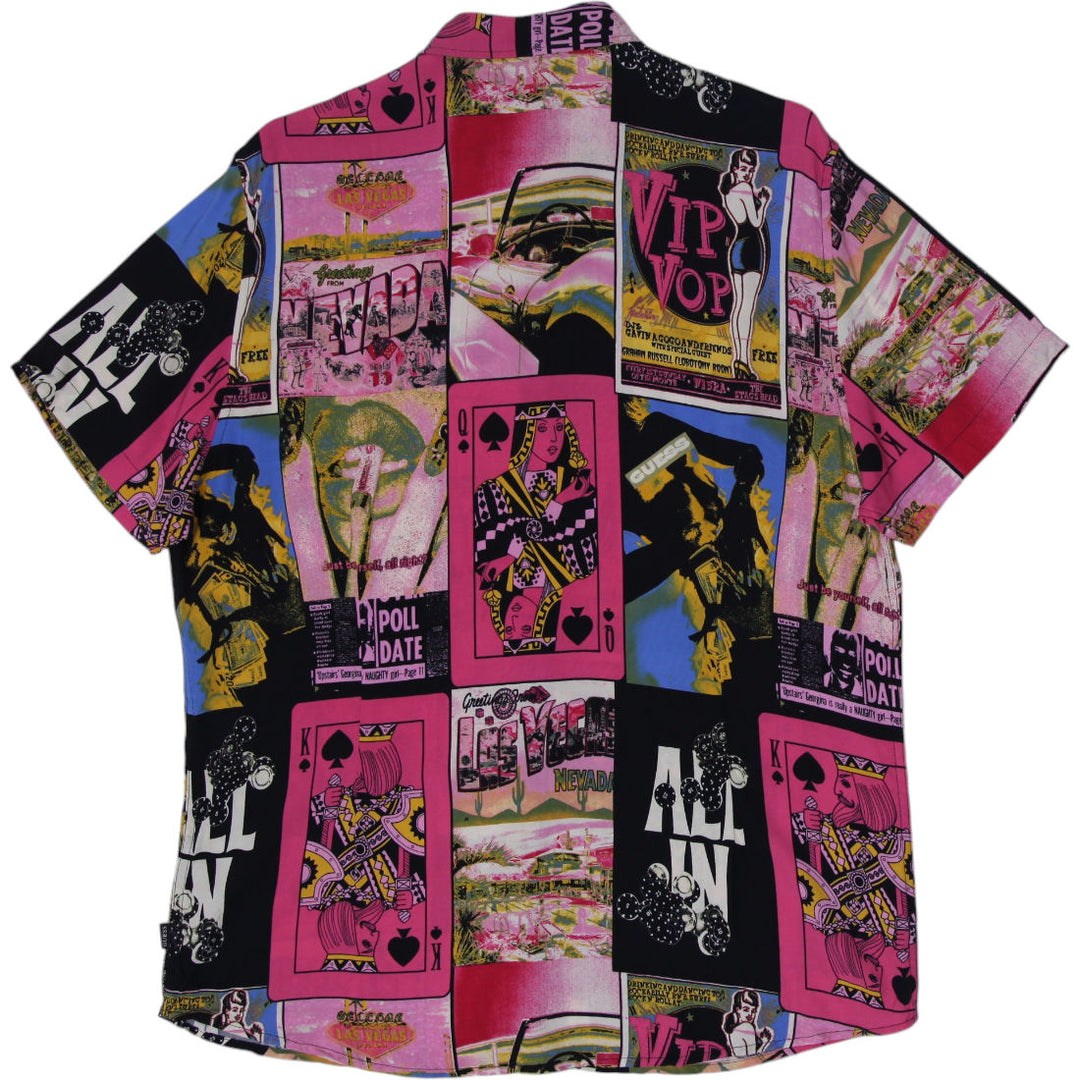 Guess Graphic Short Sleeve Shirt Size XL | Migration_Shirts MJ DROP - Side View | Fashion Rerun