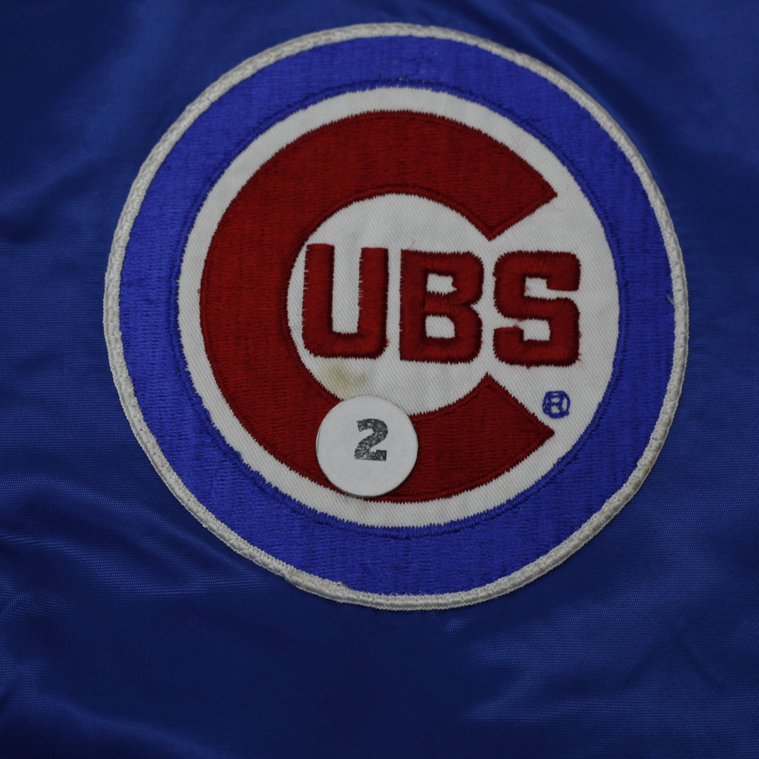 Vintage 1990s Chicago Cubs MLB Satin Jacket XL Made In USA | Migration_Jackets - Alternate View | Fashion Rerun