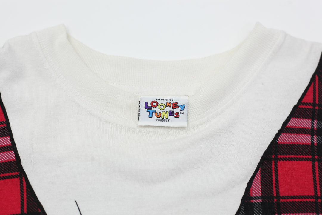 Vintage Looney Tunes All Over Print Wrap Around 1996 T-Shirt