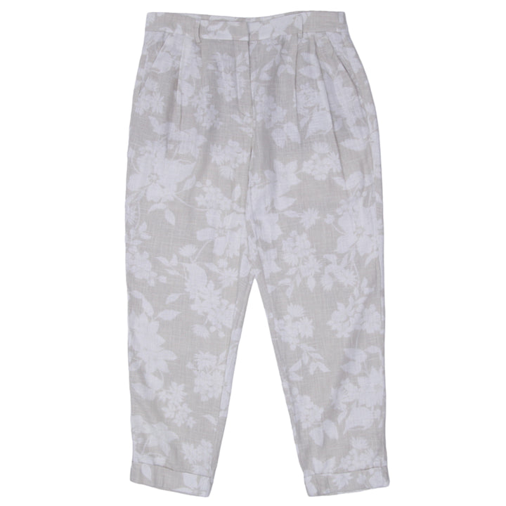 Ladies RW&Co. Floral Linen Blend Pants