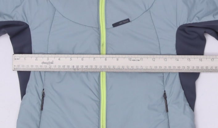 Ladies Arc'teryx Gray Light Blue Insulated Zipper Lightweight Jacket XS | Migration_Jackets - View 12 | Fashion Rerun