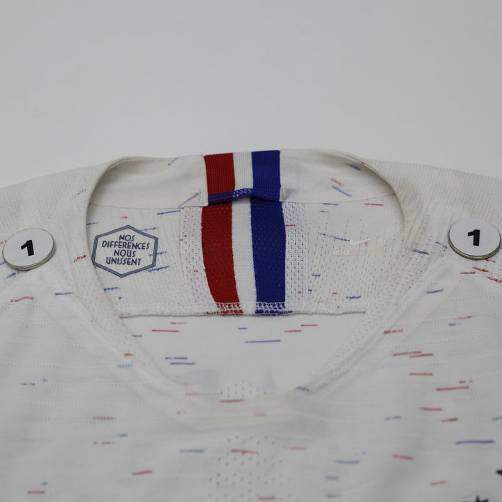 Mens Nike Soccer Jersey White 2018 Graphic FFF Team