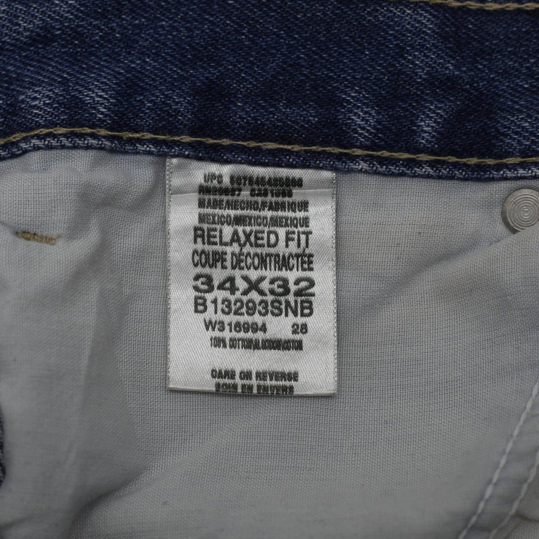 Mens Dickies B13293SNB Relaxed Fit Denim Jeans Size 34x32 | Migration_Jeans - Back View | Fashion Rerun
