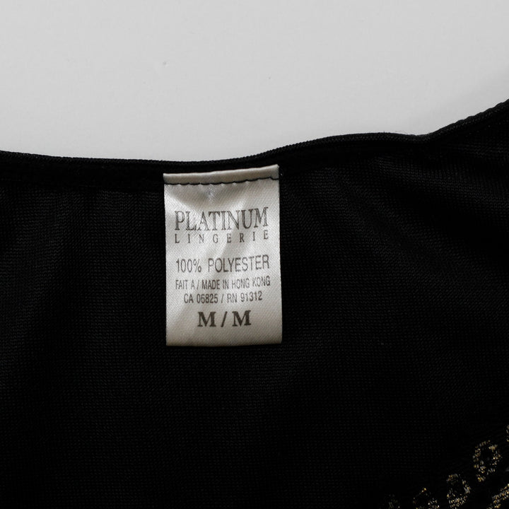 Y2K Ladies Velvet Lace Crop Top Size M | Migration_Y2K Tops - Back View | Fashion Rerun