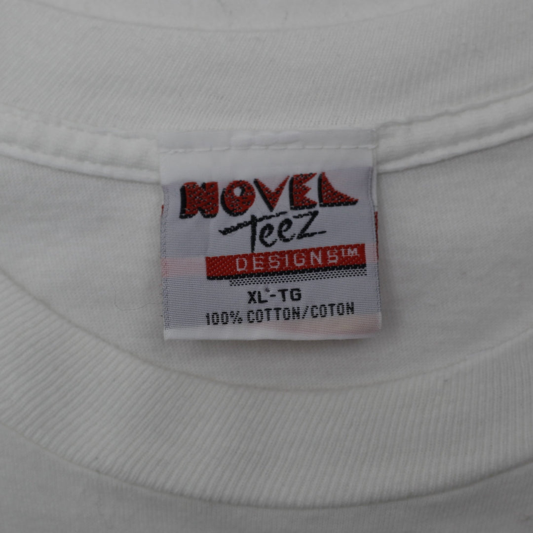 Vintage 1993 Warner Bros. Looney Tunes Basketball Graphic Single Stitch T-Shirt