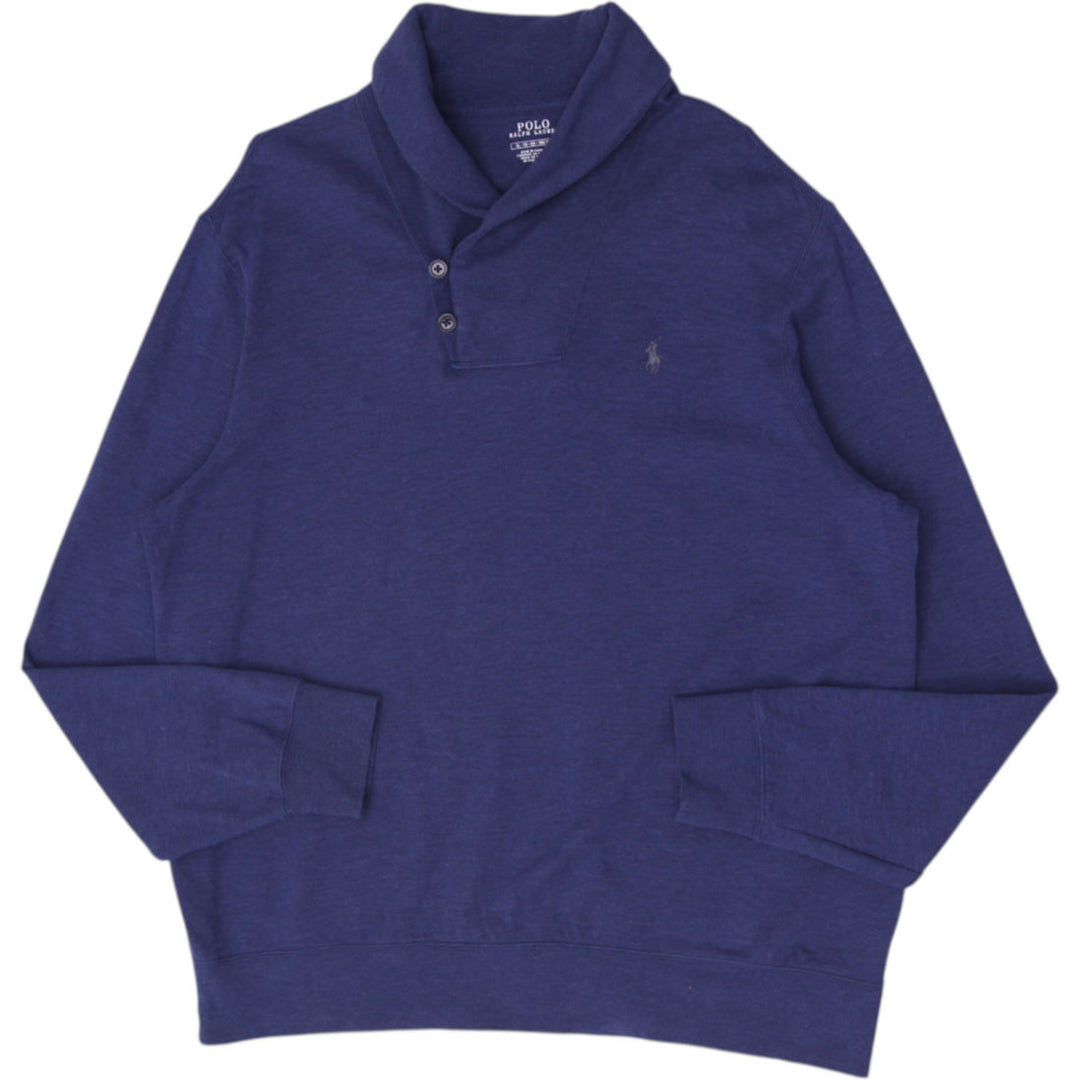 Mens Polo Ralph Lauren Shawl Collar Pullover Sweater Size XL