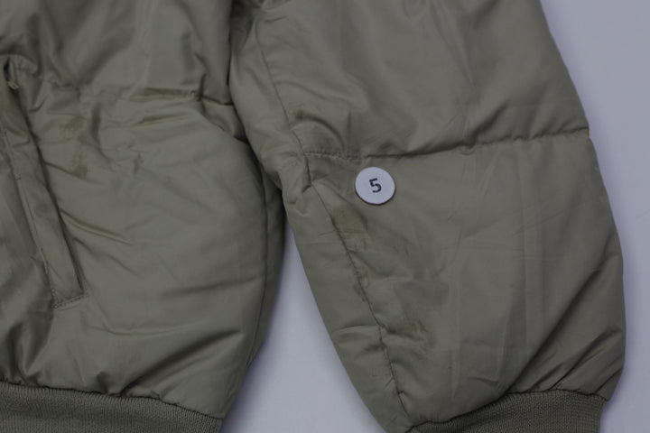 Vintage Mens Polo Ralph Lauren Puffer Jacket Beige Down Fill