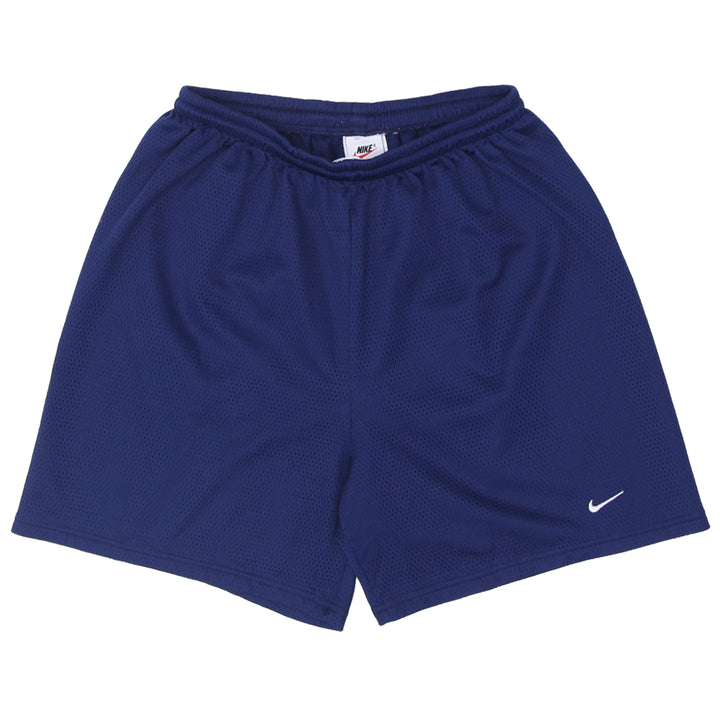 90's Vintage Nike Swoosh Embroidered Mesh Shorts Made In USA Youth - Fashion Rerun Vintage Migration_Shorts