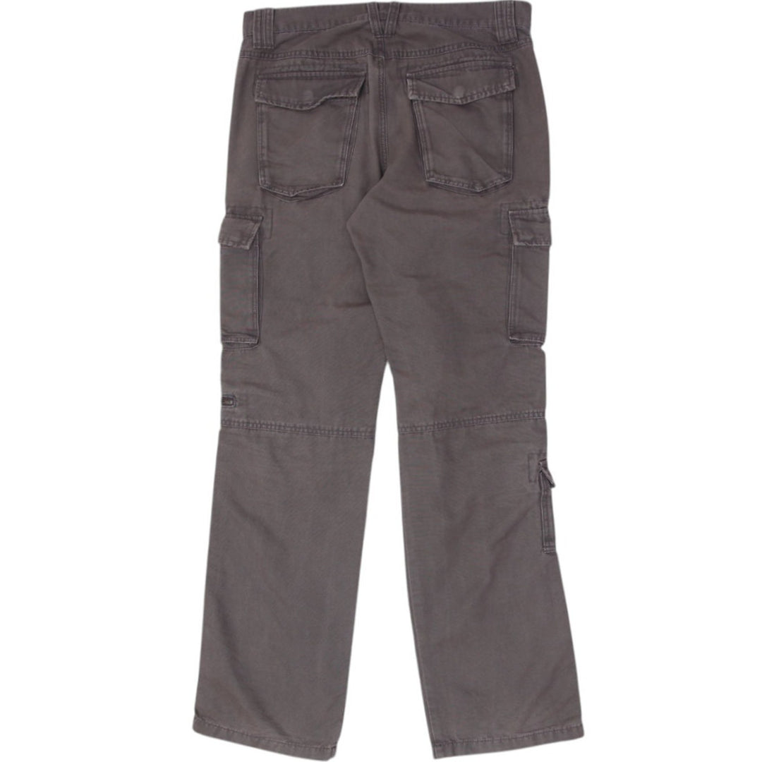 Mens Cargo Pants Olive Green Tactical Utility Pockets