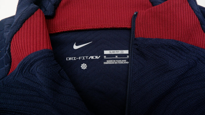 Mens Quarter Zip Paris Saint-Germain Nike Slim Fit Dri Fit ADV T-Shirt