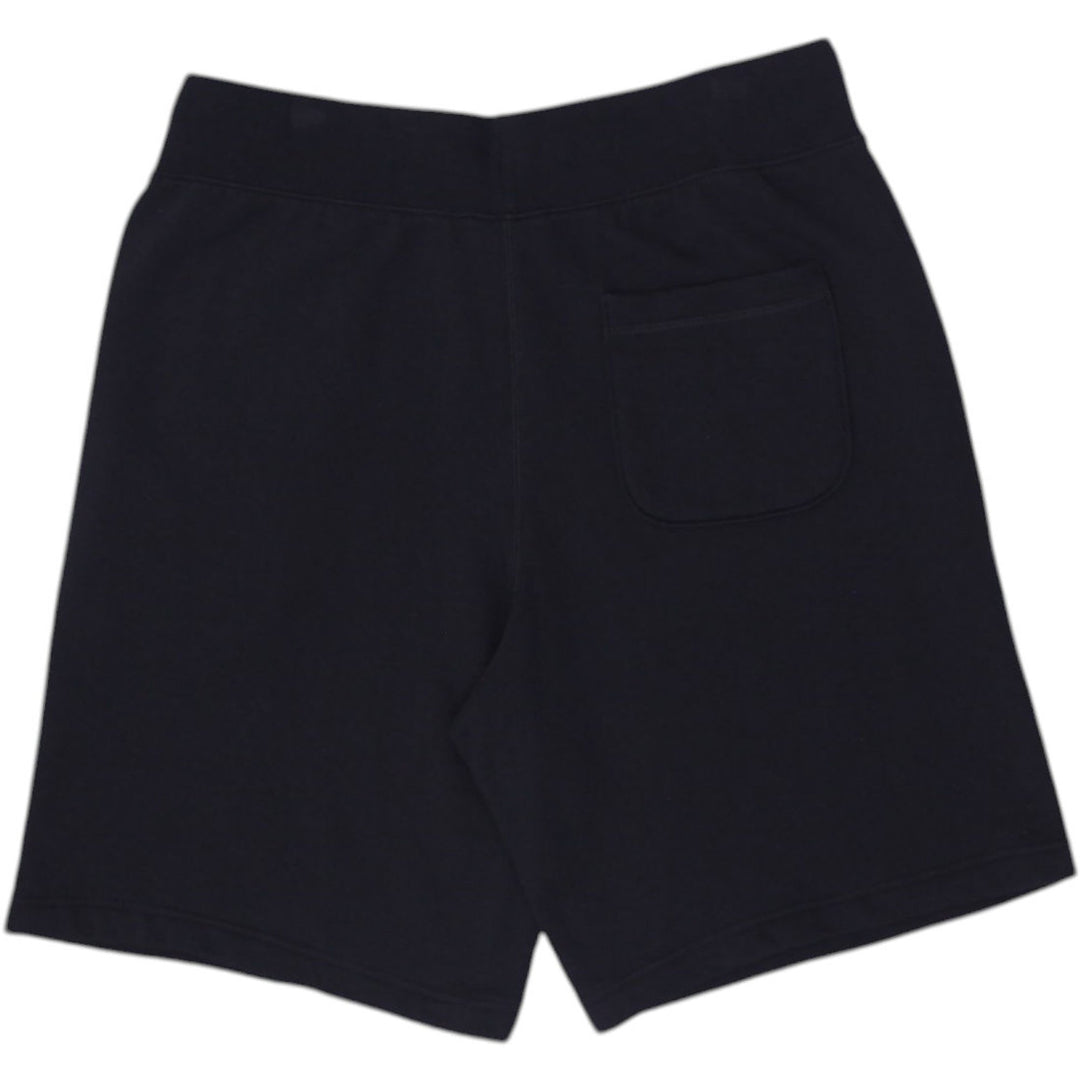 Mens Champion Casual Shorts Black Drawstring Logo Comfort