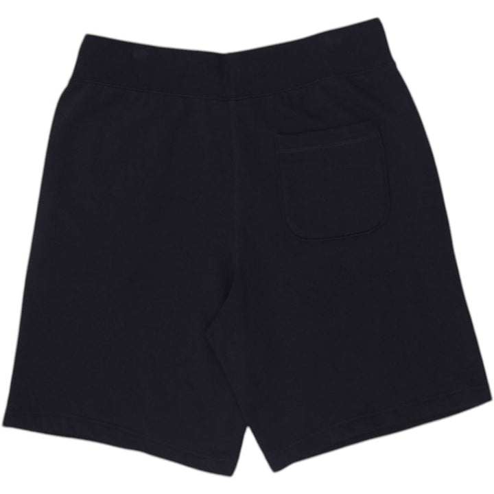 Mens Champion Casual Shorts Black Drawstring Logo Comfort