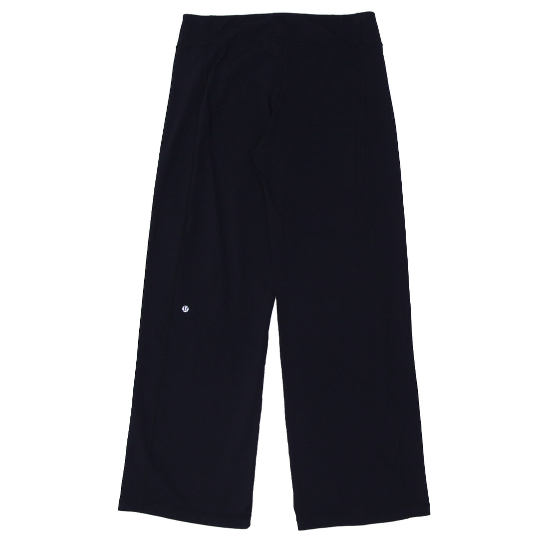Ladies Lululemon Black Wide Leg Legging Pants