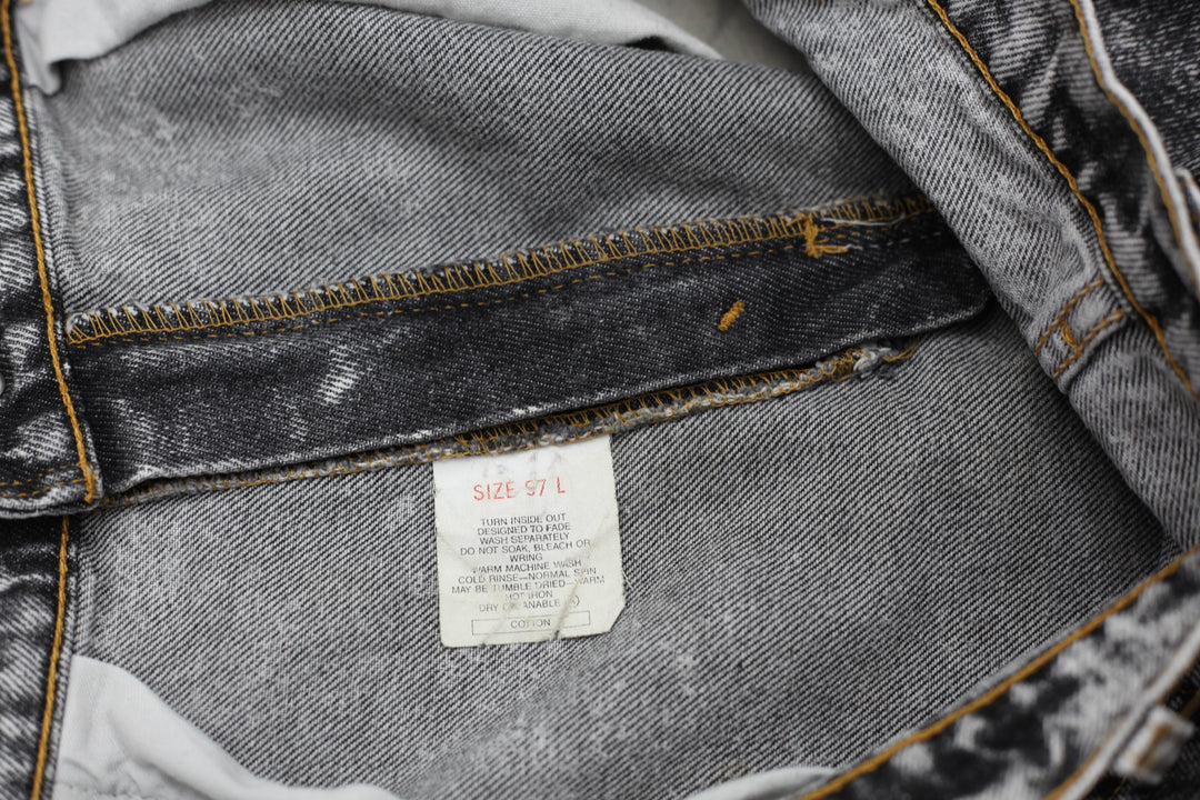 Vintage Levi Strauss 555 02 Acid Wash Skinny Jeans