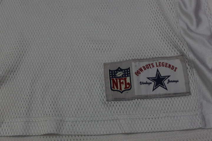 Mens Throwback White Sewn #12 Roger Staubach Dallas Cowboys Jersey