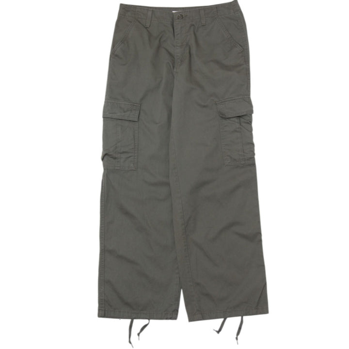 Ladies Levi's Levi '94 Baggy Olive Green Loose Utility Cargo Pants Size 29