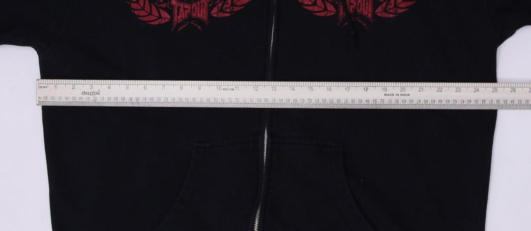 Y2K Mens TapOut Kimbo Slice Full Zip Hoodie Black Graphic XL