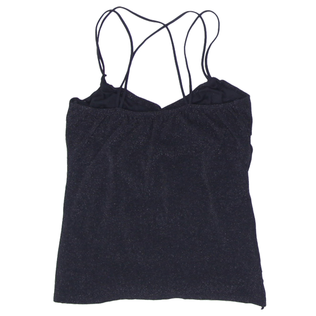 Y2K Ladies Strappy Black Top