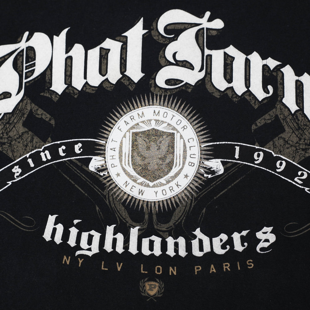 Vintage Phat Farm Highlanders Graphic T-Shirt Size XL
