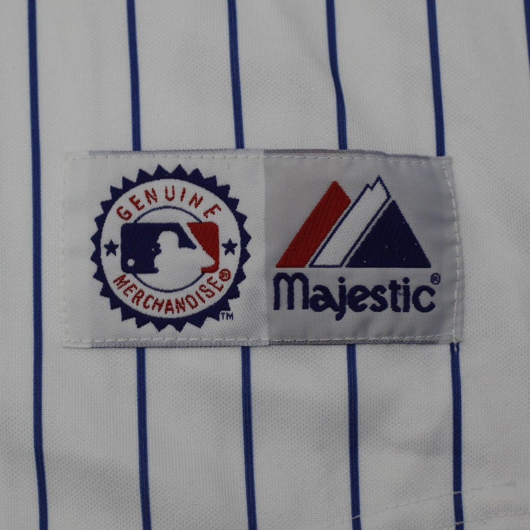 Vintage Majestic Chicago Cubs Pinstripe Baseball Jersey