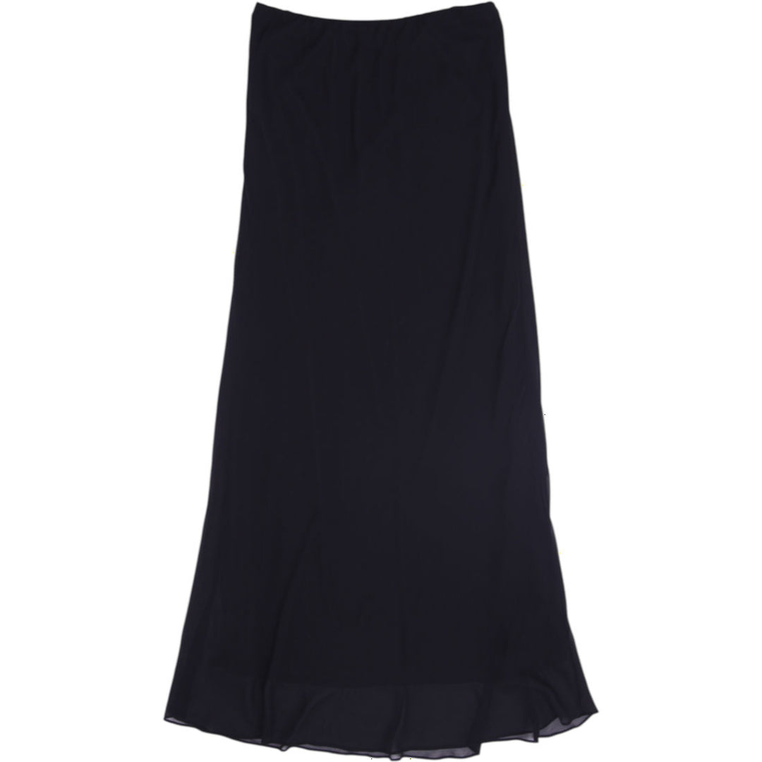 Y2K Ladies Alex Evenings Chiffon Lined Long Maxi Skirt Size M