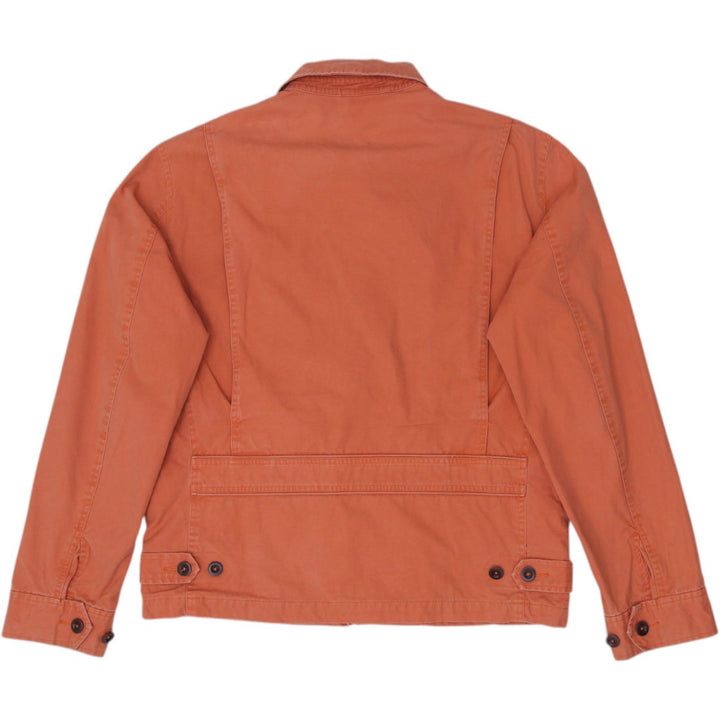 Vintage 90s Polo By Ralph Lauren Orange B Swing Harrington Jacket M | Migration_Jackets RL Collection - Side | Fashion Rerun