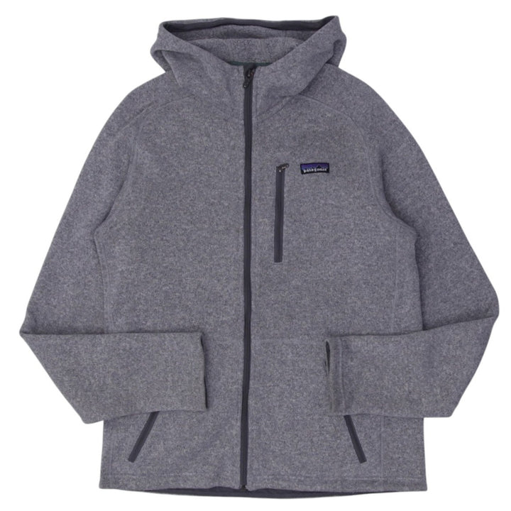 Mens Patagonia Fleece Jacket Gray Full Zip Hooded