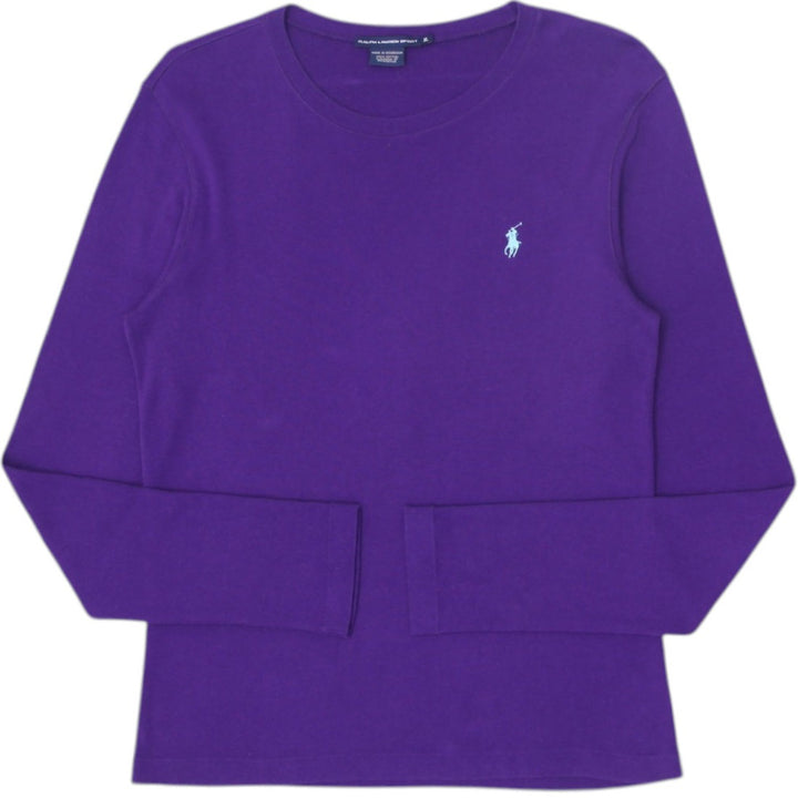 Vintage Ladies Ralph Lauren Polo Purple Long Sleeve Sweater Size XL | Migration_Knitwear & Sweaters | Fashion Rerun