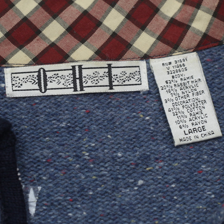 Vintage OHI USA Christmas Holidays Full Zip Sweater Ladies - Fashion Rerun Vintage Migration_Sweaters