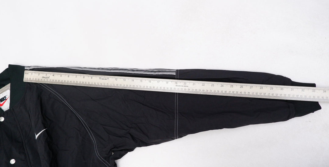 Vintage Mens Nike Track Jacket Black Full Zip Swoosh Sporty | Migration_Jackets UAENAT20 - View 7 | Fashion Rerun