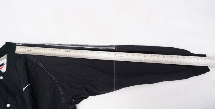 Vintage Mens Nike Track Jacket Black Full Zip Swoosh Sporty | Migration_Jackets UAENAT20 - View 7 | Fashion Rerun