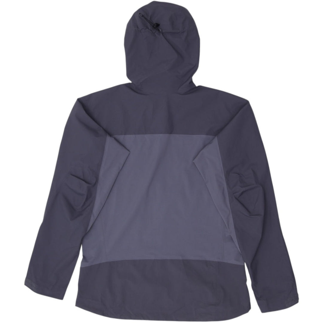 Mens Arc'teryx Jacket Gray Waterproof Hooded Gore-Tex Full Zip Large