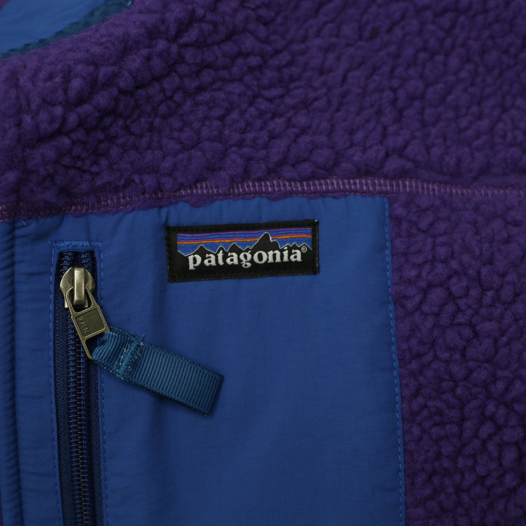 Mens Patagonia Fleece Vest Purple Full Zip Outdoor Warm Medium | Migration_Vests - Detail View | Fashion Rerun