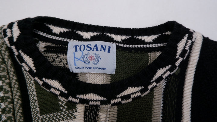 Vintage Tosani Quality Made In Canada 3D Style Sweater