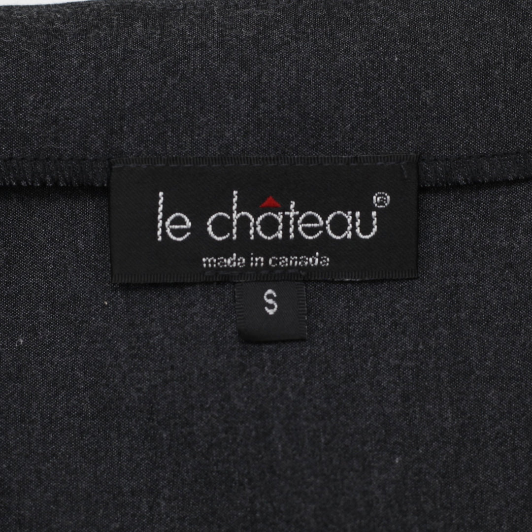Y2K Ladies Le Chateau Square Neck Camisole Minimalist Tailored Tank Top