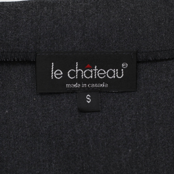 Y2K Ladies Le Chateau Square Neck Camisole Minimalist Tailored Tank Top