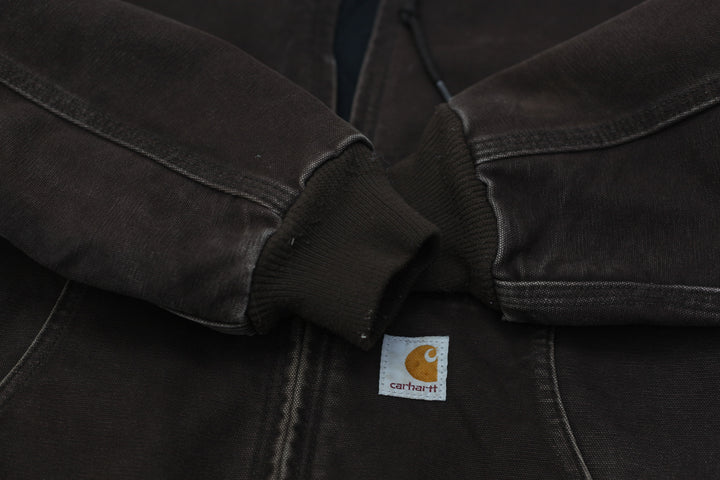 Ladies Carhartt WJ130 DKB Full Zip Hooded Workwear Jacket