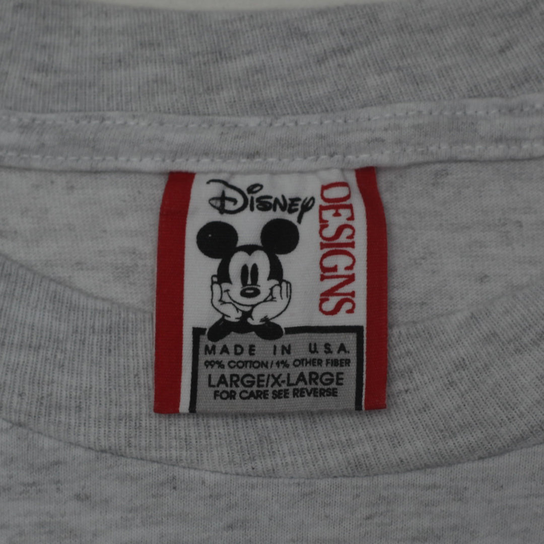 Vintage Disney Designs Splash Mountain T-Shirt Made In USA Size L / XL , Gray - Fashion Rerun Vintage Migration_T-Shirt