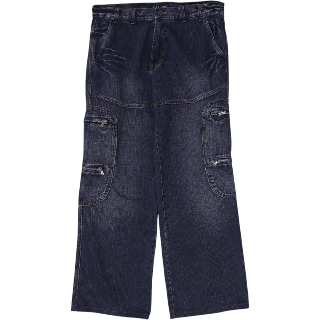 Mens Workwear Utility Cargo Denim Pants Size 54 | Migration_Pants | Fashion Rerun