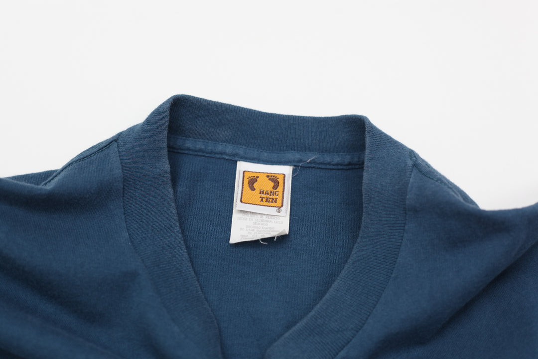 Vintage Hang Ten Look Twice T-Shirt Single Stitch Made In USA L