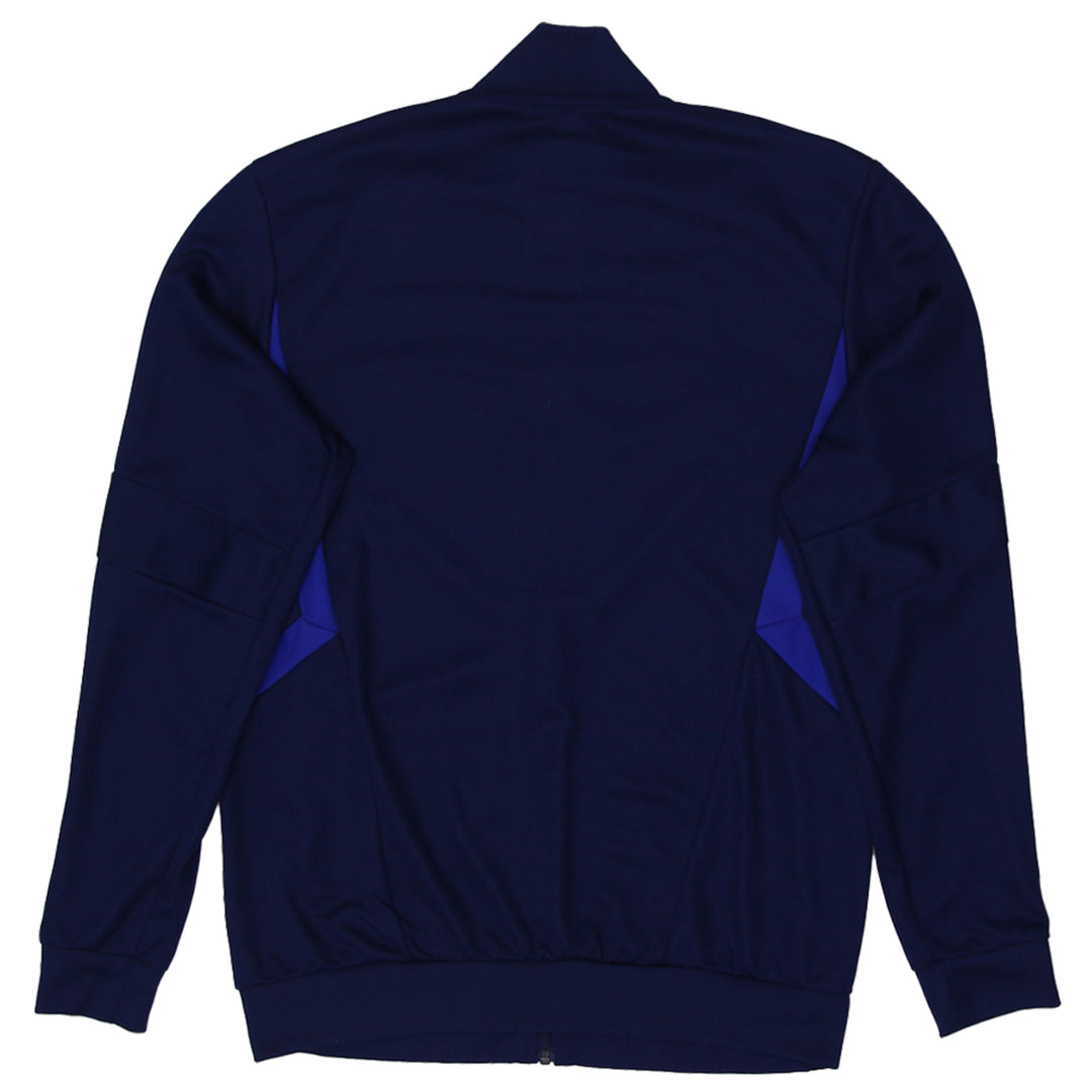 Mens Adidas Logo Sleeve Striped Zip Up Jacket