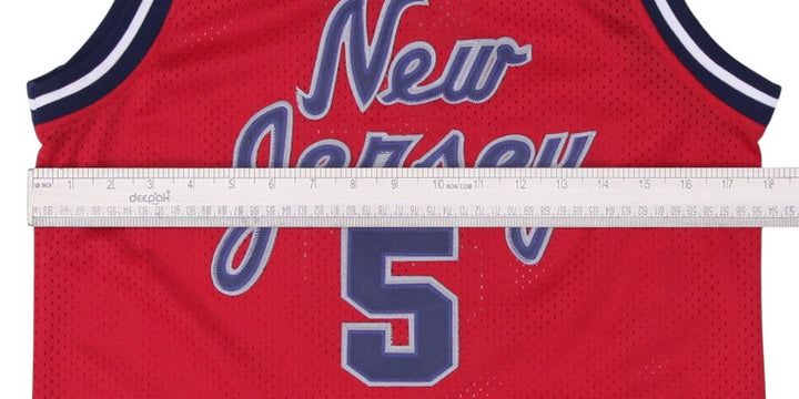 Vintage Youth Boys Nike Team New Jersey Nets Jersey #5 Jason Kidd