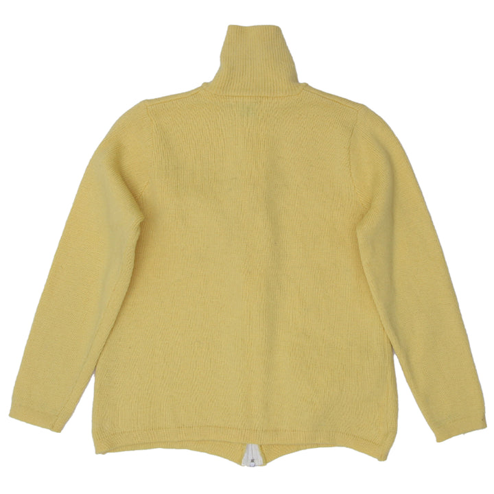 Vintage Tundra Pure Virgin Wool Full Zip Knit Sweater Ladies - Fashion Rerun Vintage Migration_Sweaters