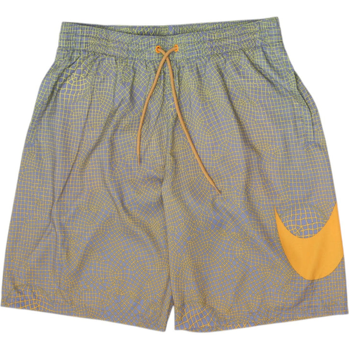 Mens Nike Grid Swoosh Breaker Volley Swim Shorts Medium