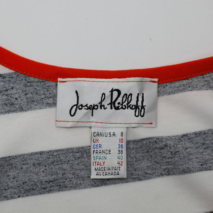 Y2K Ladies Stripe Graphic Tank Top Size 8 | Migration_Y2K Tops - Back View | Fashion Rerun