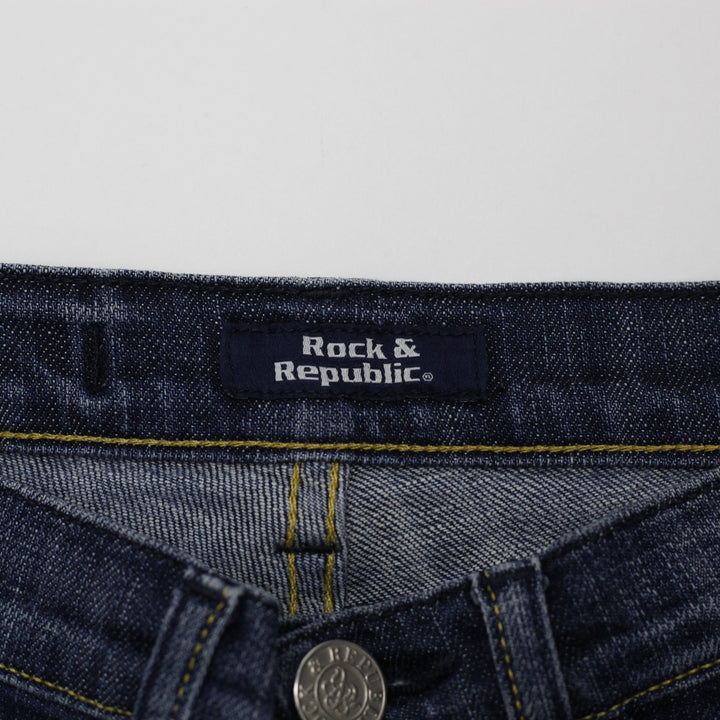 Y2K Ladies Rock & Republic Washed Style Flare Jeans Size 24