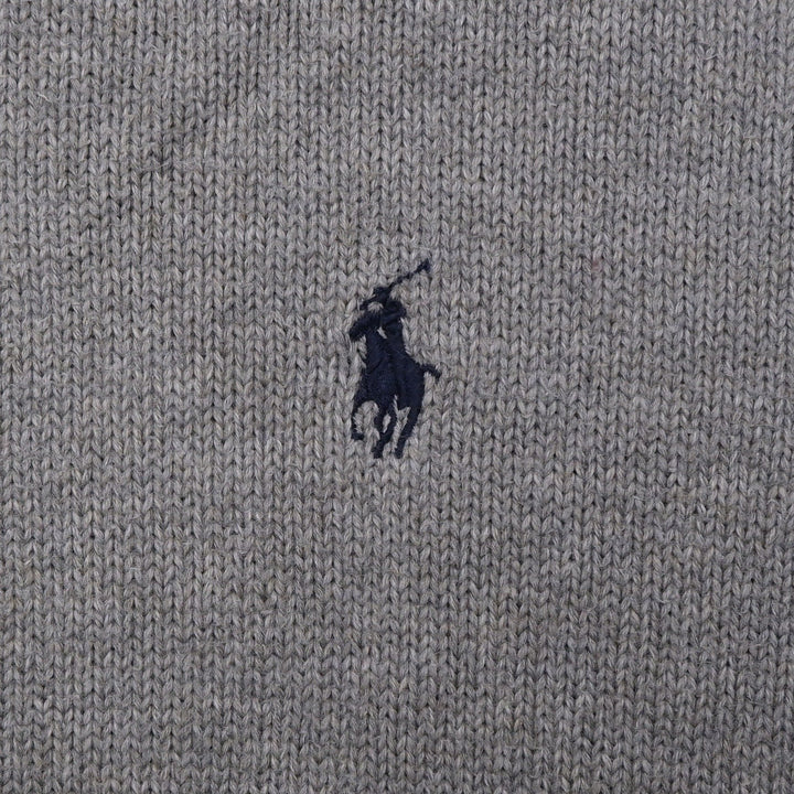 Mens Polo By Ralph Lauren 100% Cotton Quarter Zip Sweater