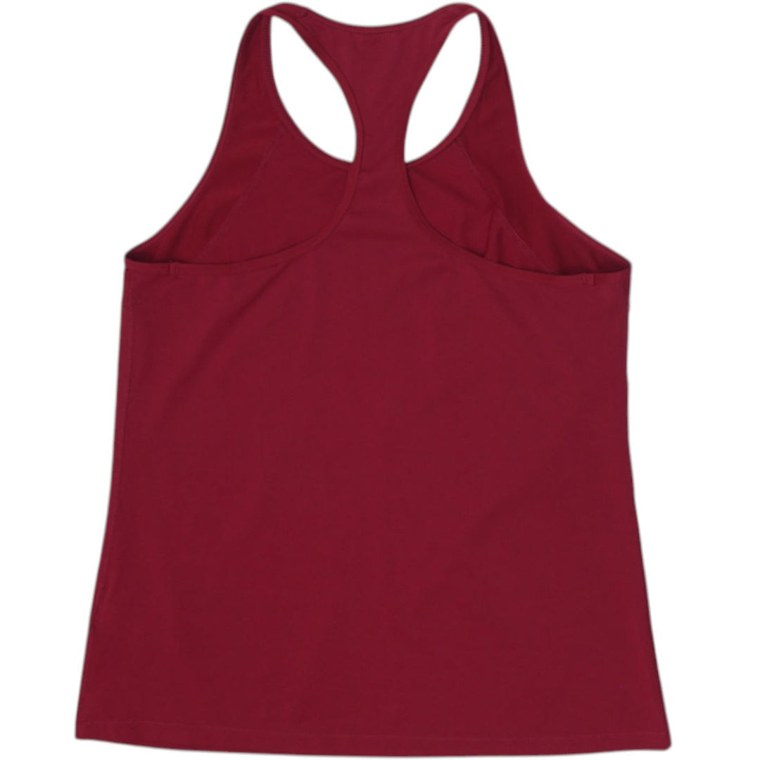 Ladies Nike Dri-Fit Maroon Moisture Wicking Sleeveless Activewear Top Size M