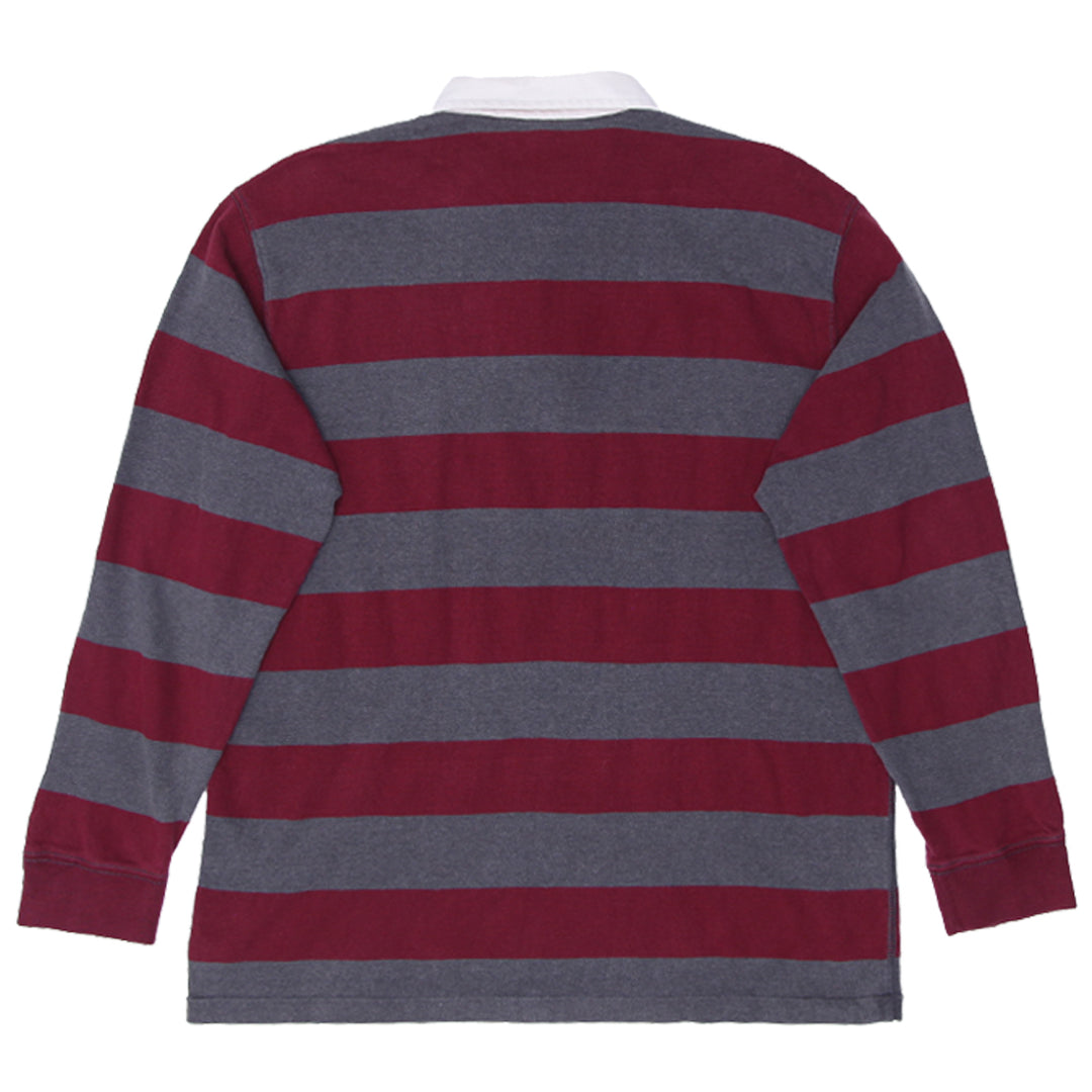 Vintage Ralph Lauren Polo Jeans Co. Striped Rugby Shirt Size Large - Fashion Rerun Vintage Migration_T-Shirt