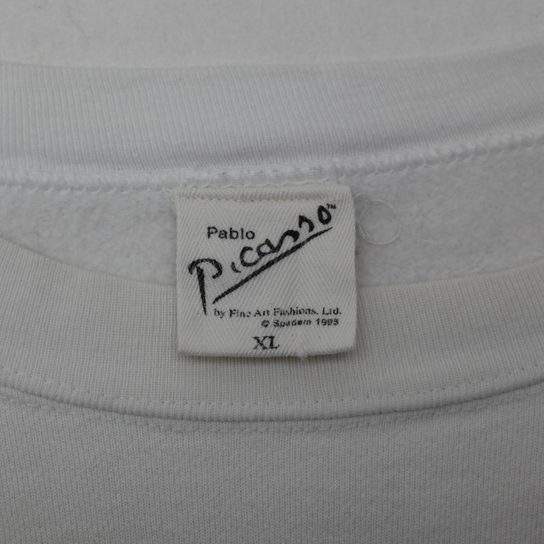 Vintage 1995 Pablo Picasso Graphic Sweatshirt Size XL